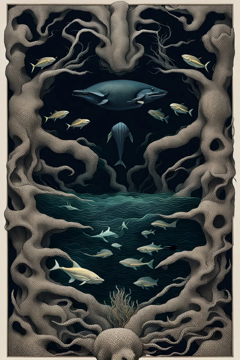 The depths of the ocean