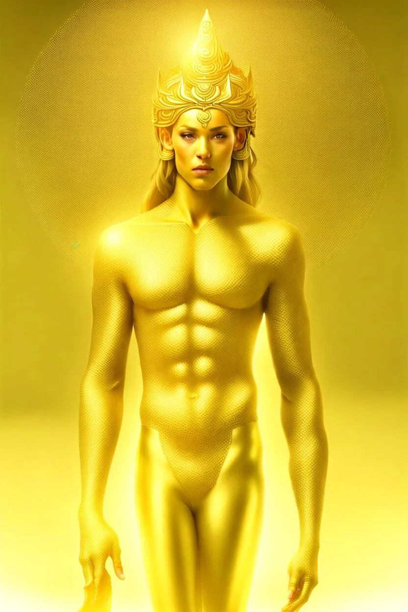 They had golden skin and we could tell they were gods