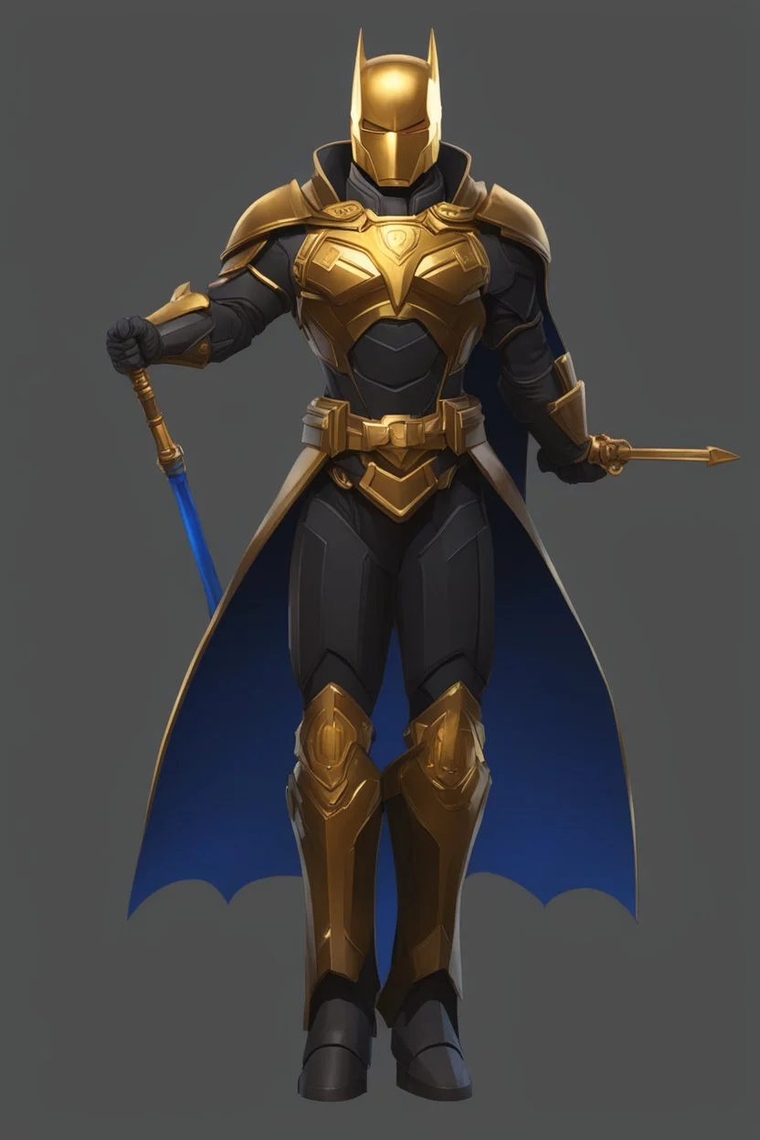 Golden Warforged, Batman, Sorcerer Supreme, Dark Cloak, Mechanus, Humanoid.