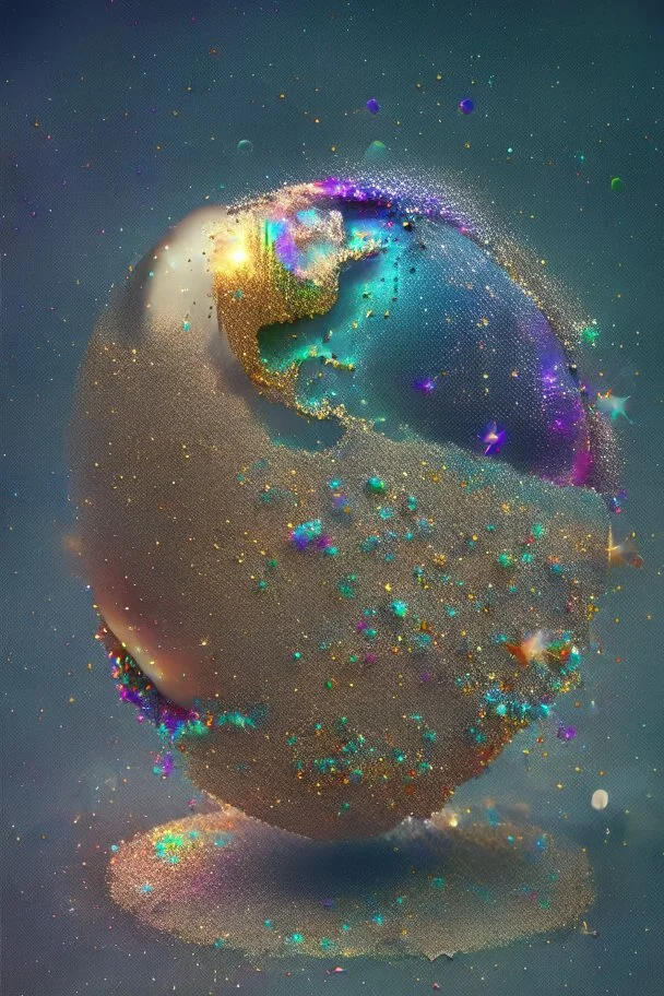 Glitter bomb earth