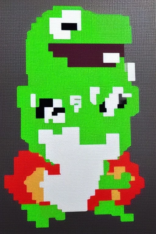 pepe frog pixel art