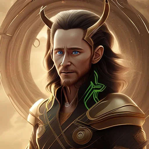 anime loki norse mythology face 8k quality