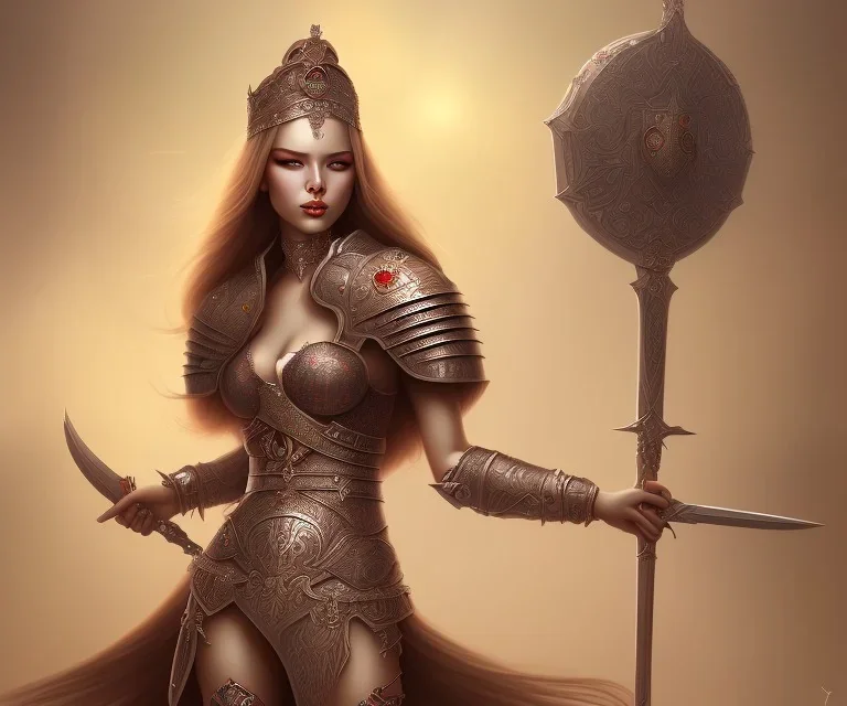 Sexy princess warrior