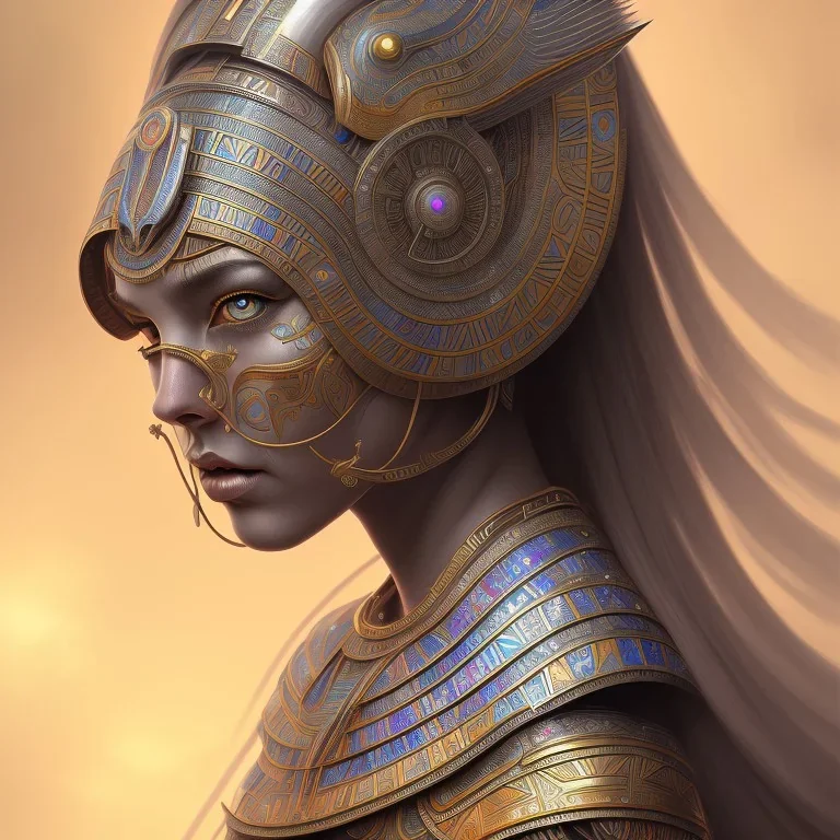 sango fantasy, fantasy magic, intricate, sharp focus, illustration, highly detailed, digital painting, concept art, matte, masterpiece head sexy Aztec beauty black hair space lady silver tiger head Egyptian princess pyramid