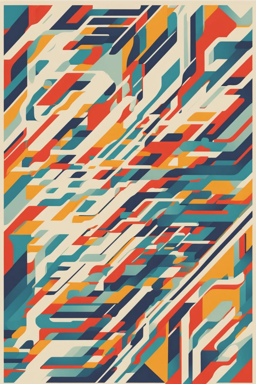 Generate an abstract design that can be printed