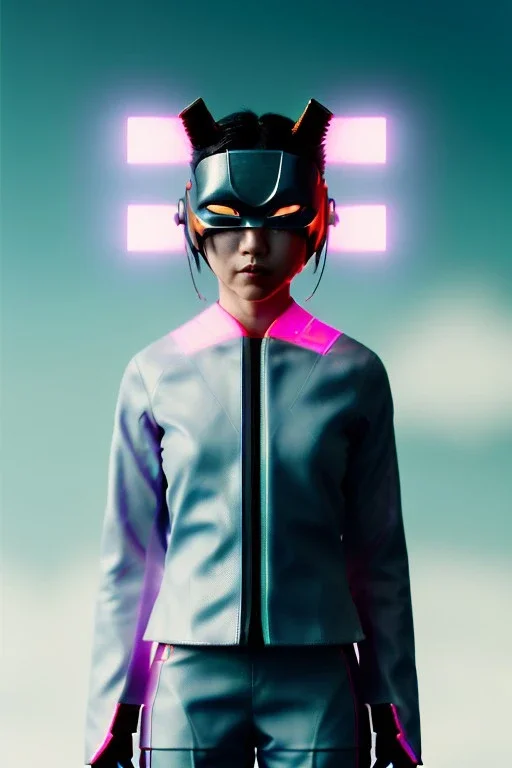 portrait, Asian cyborg woman, samurai warrior :: symmetry photography, cyberpunk style, cyborg eyes, pink hair, wires conveying, perfect eyes, samurai helmet, tiger mask, black samurai army, katana, ghost in the shell, pink, white, black, glow eyes, cinematic, Ultra realistic, dark scene, soft color, highly detailed, unreal engine 5, RTX, ultra detail, 3d, finely drawn, high definition.