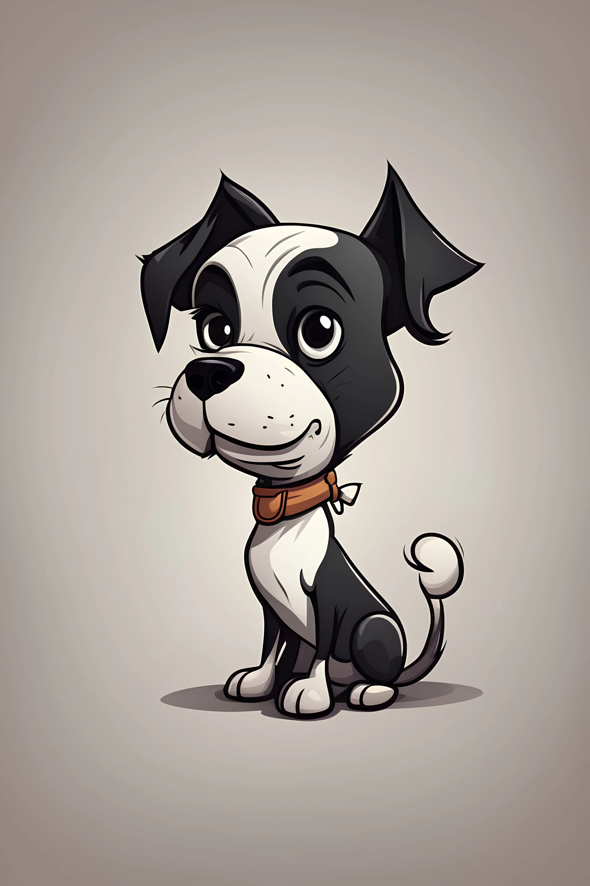 cartoon style dog