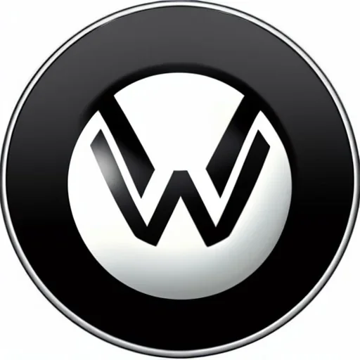 volkswagen brand logo futuristic