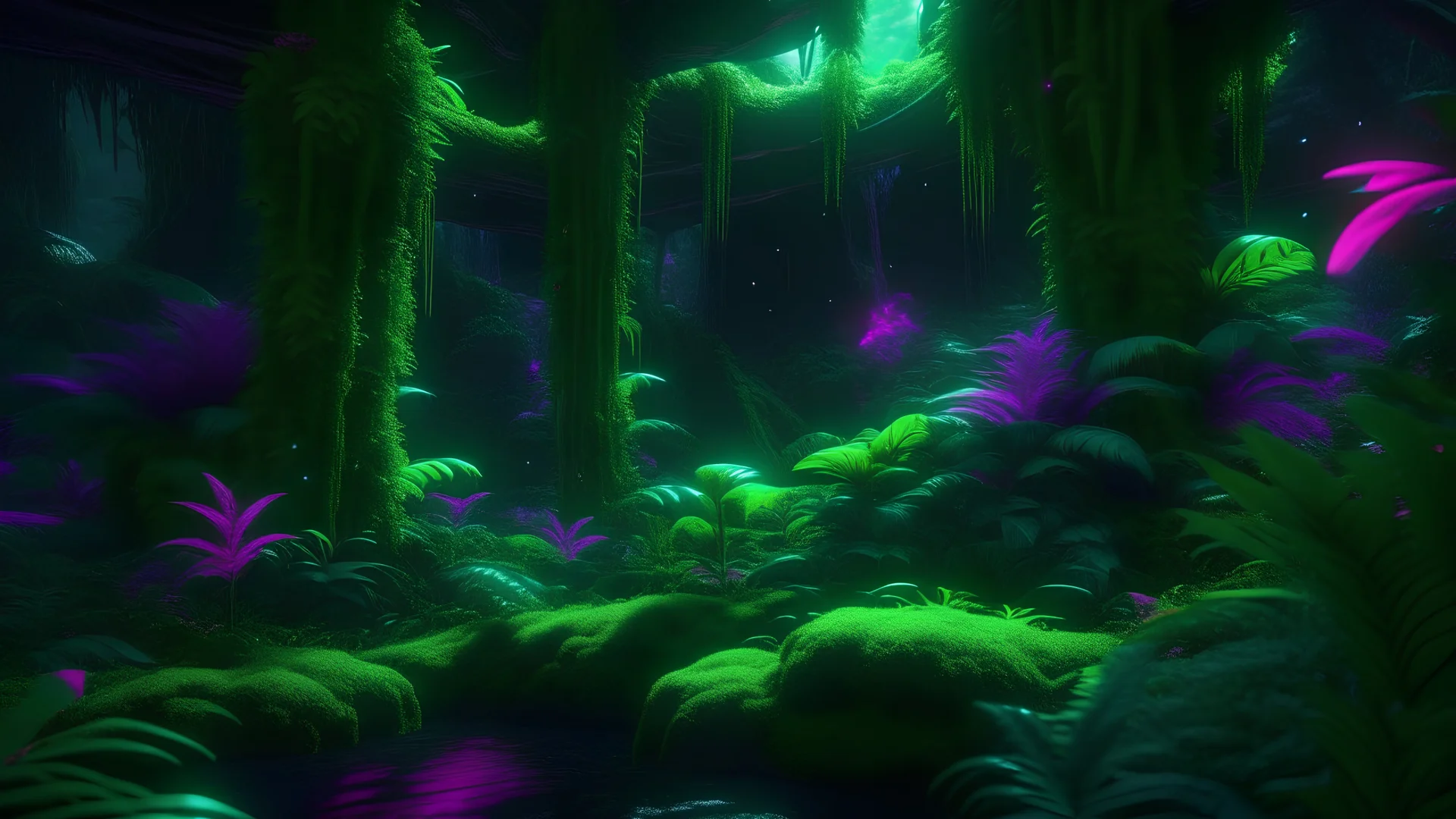 /IMAGINE:<lora:Darkest<) Fantasy:1.0> MAGICAL RAINBOW COLORED AMAZONIAN RAINFOREST:1.5) LUSH&VIBRANT FLOURESCENT NEON hues of florescent green and silver crome artstation studio COLORS AND DENSE SDXLHIGHDETAIL_V5-000004 PHOTOREALISTIC GRAPHICS RENDER FULL SCREEN ULTRA HD PHOTO #ADOBE LIGHTROOM GALLERY VIP BY JAY-TAG-NFTX723ZXL