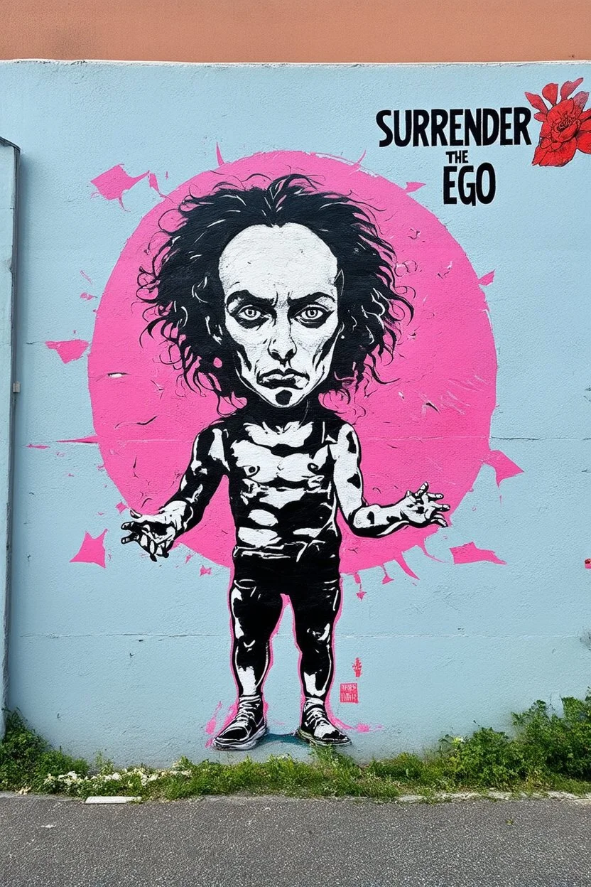Surrender the ego; Lowbrow Street Art