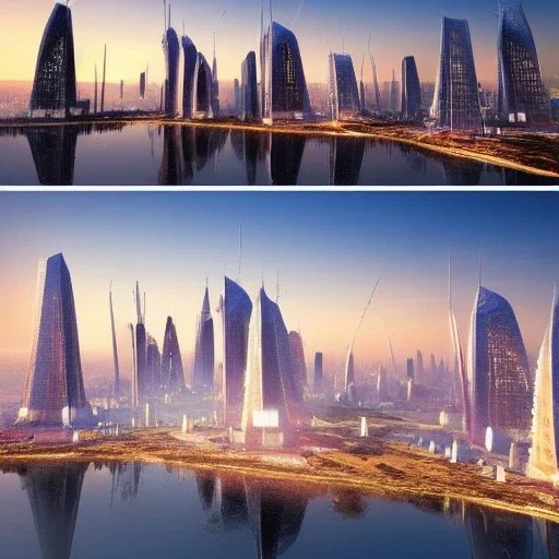 futuristic cities