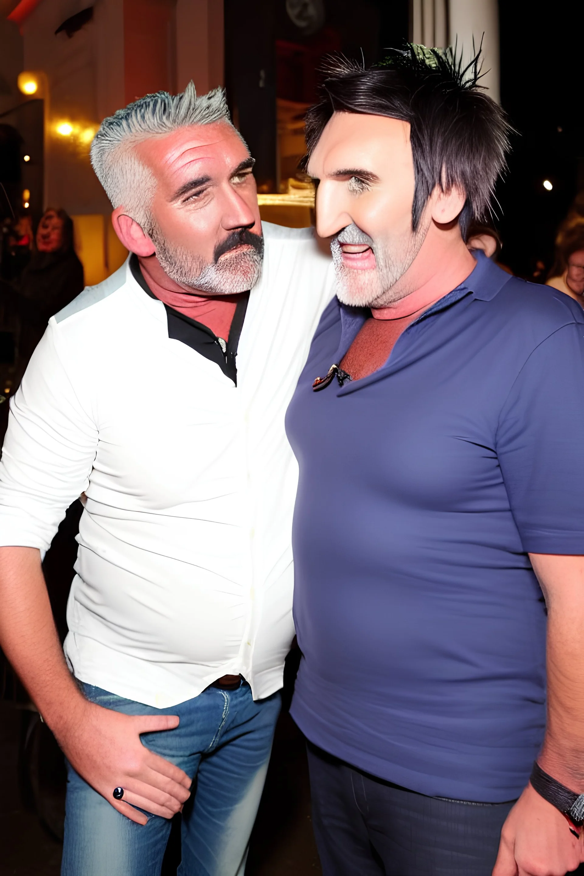 Paul Hollywood getting too friendly with noel fielding