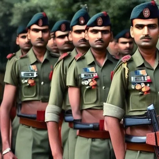 Handsome Indian army