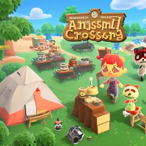 animal crossing title screen