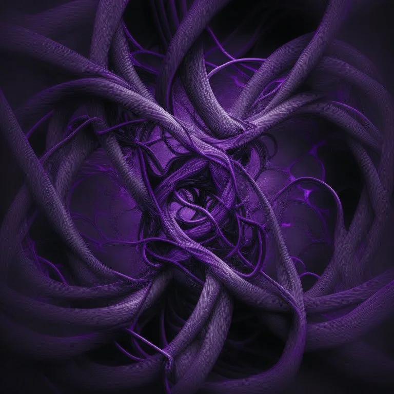 intertwining purple dark