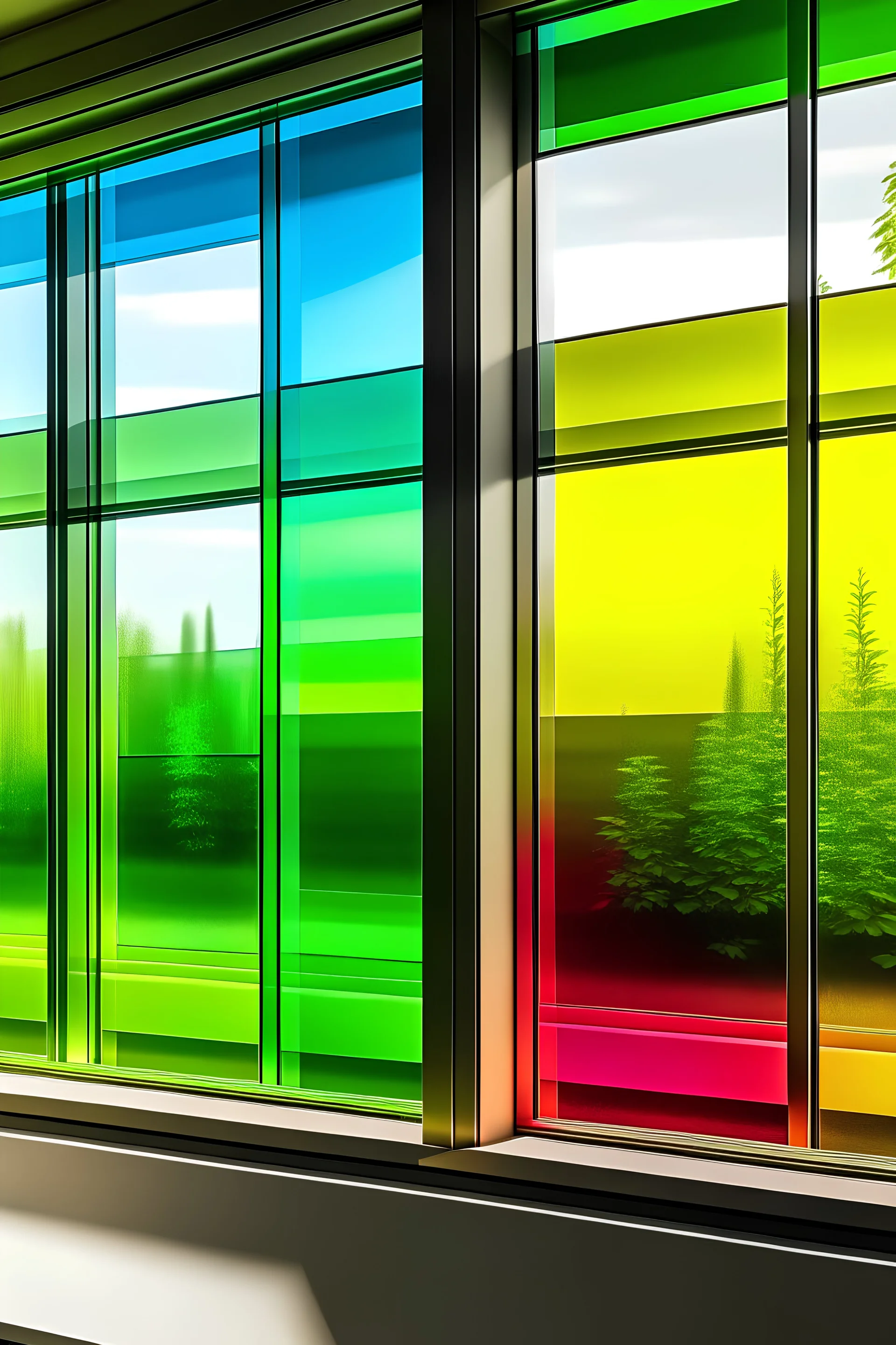 fade effect chameleon color window tint transparent background