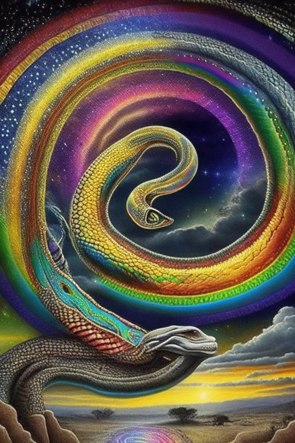 Dreaming Dreamtime Everywhen world-dawn ancestral past ancestral present unfixed in time abiding events serpent rainbow