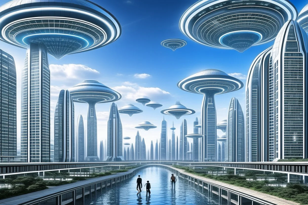 Technology of the future Show the world how it will be in the future