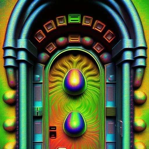 door, some psychedelic mushrooms never seen before photography