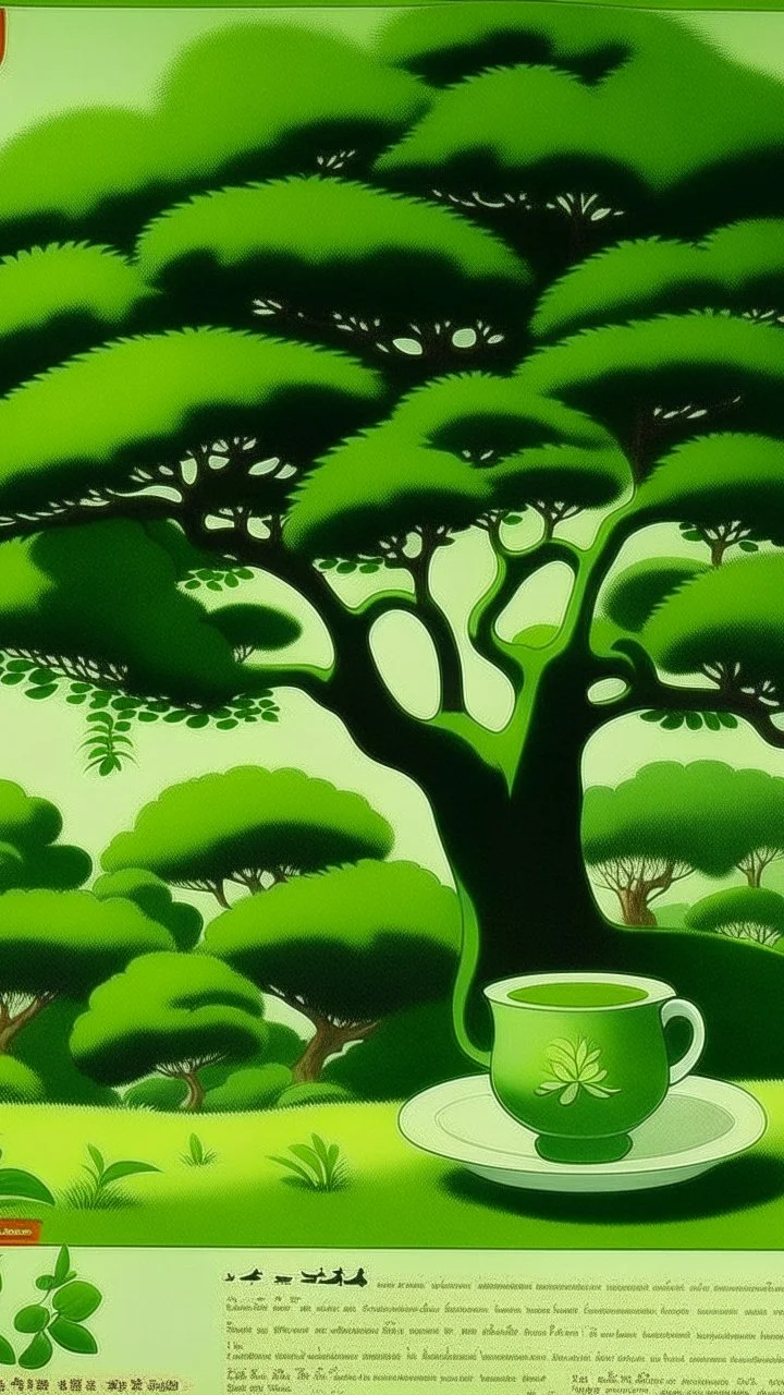 Japanese Matcha Tree Australian Ad 80s