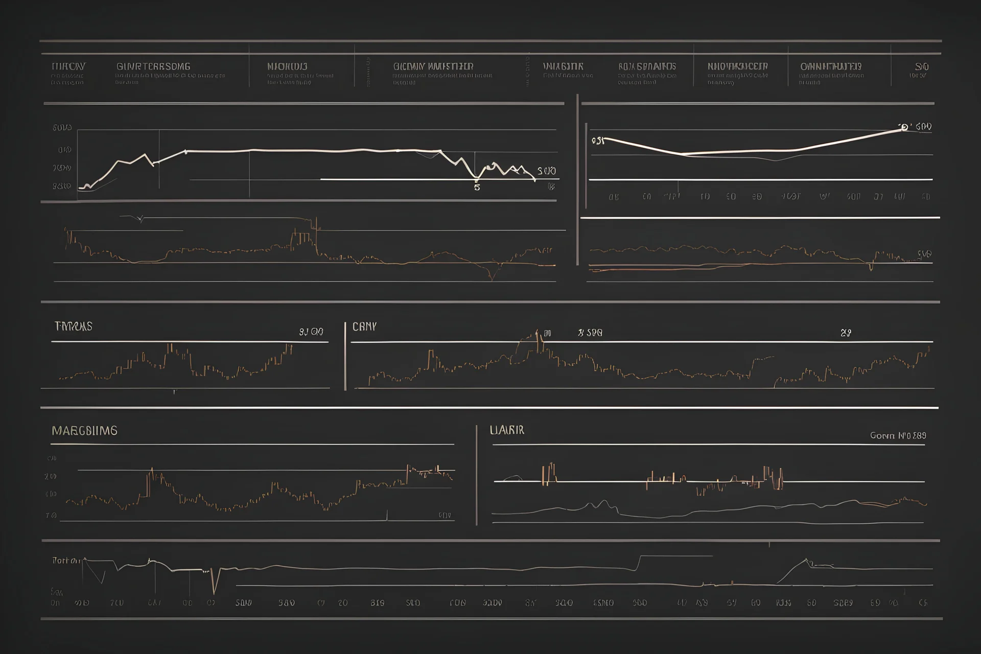 Leverage and Margin Tradings, flat black style