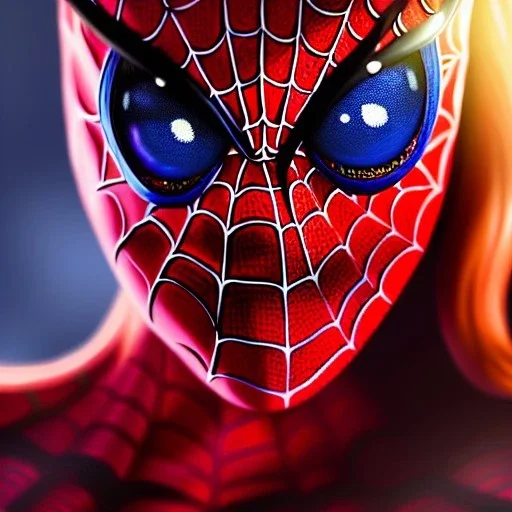 ultra detailed portrait of beautiful Spidewoman , extremely detailed digital painting, extremely detailed face,crystal clear eyes, in the style of robert e howard and pablo oliveira and Ken Kelley and Keith Parkinson ,mystical colors,perfectly centered image, perfect composition, rim light, beautiful lighting,8k, stunning scene, raytracing