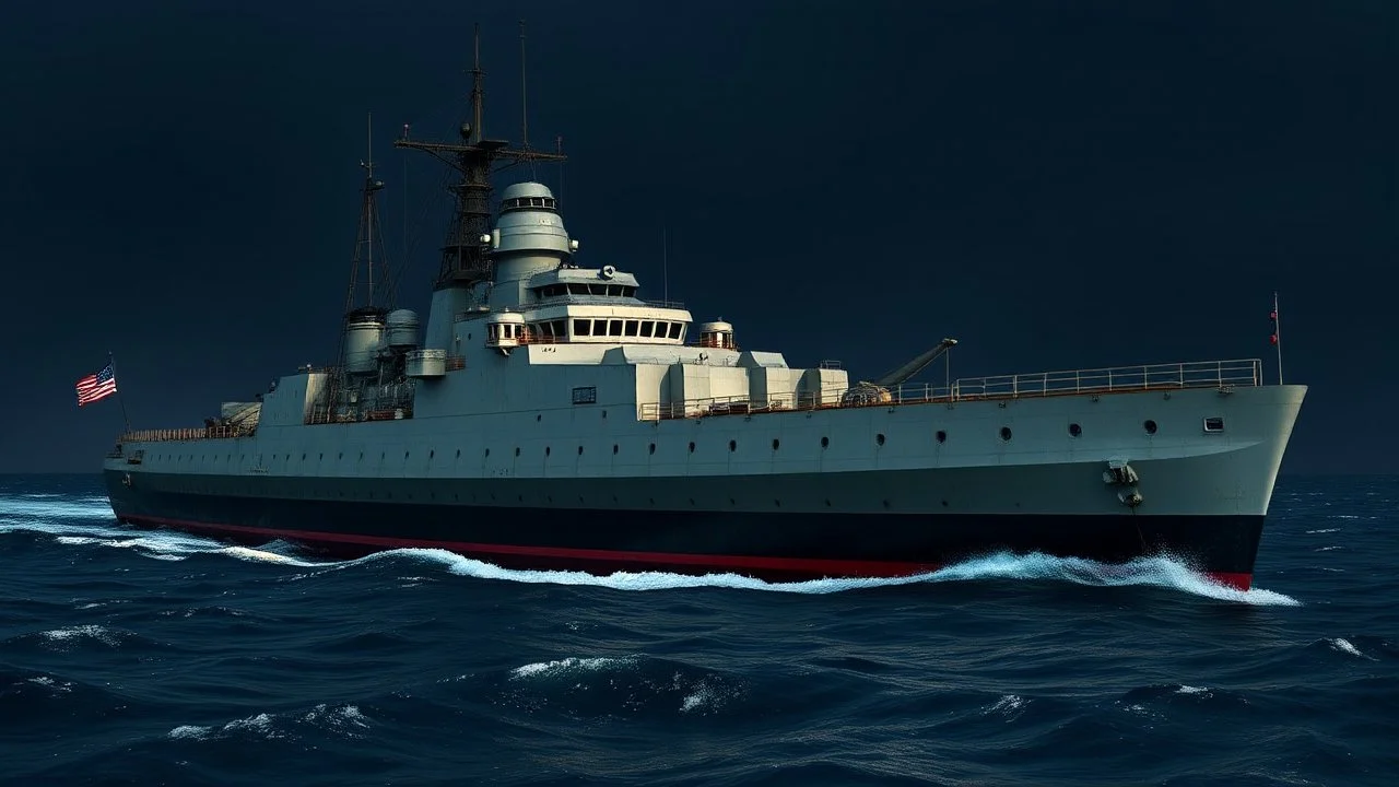 Part of a warship that does all the talking, while the figurehead does all the thinking.