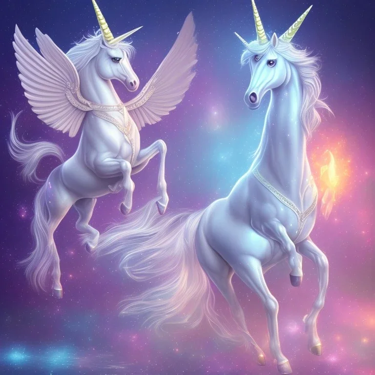 a magical sparkly unicorn