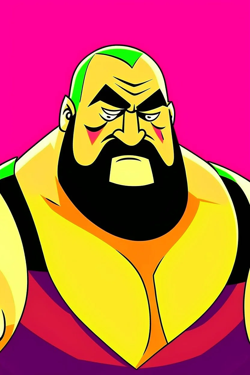 big show American wrestler catoon 2d