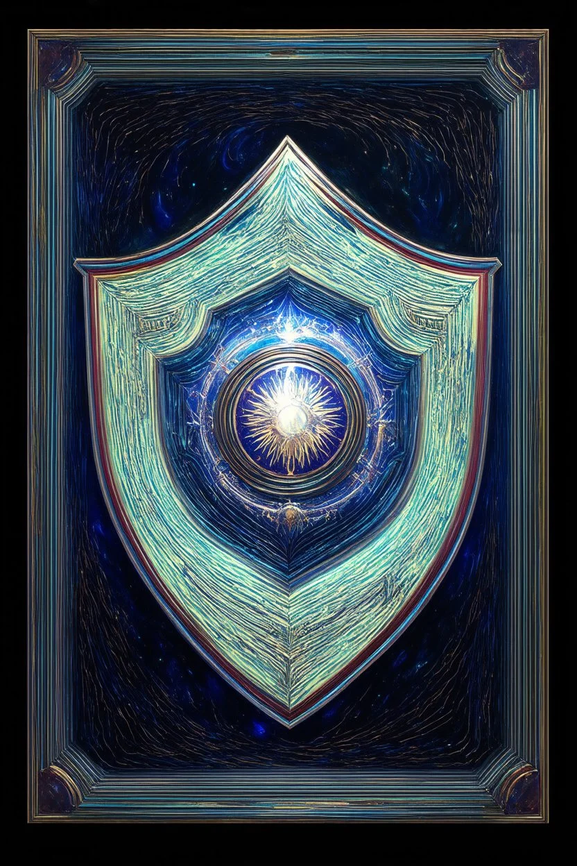Psychic Shield; neo-surrealistic optical art