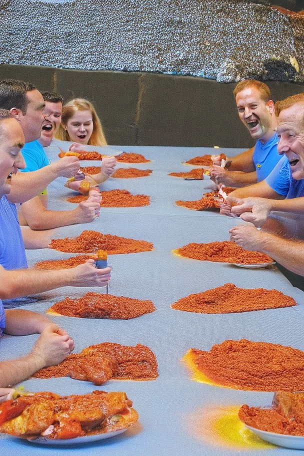 Lava eating contest