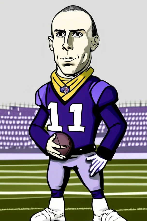 James Madison British football player cartoon 2d