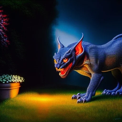 Ultra detailed fullbody Portrait in oil on canvas of stone Venom Gargoyle on Garden,intense stare,extremely detailed digital painting, extremely detailed face,crystal clear Big glowing eyes, mystical colors ,perfectly centered image, perfect composition, rim light, beautiful lighting,masterpiece,8k, stunning scene, raytracing, anatomically correct, in the style of robert e howard and Ken Kelley and Ohrai Noriyoshi and Simon Bisley and tomzj1