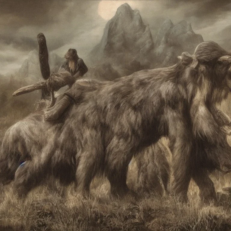 mammoth and man prehistoric savannah hunter