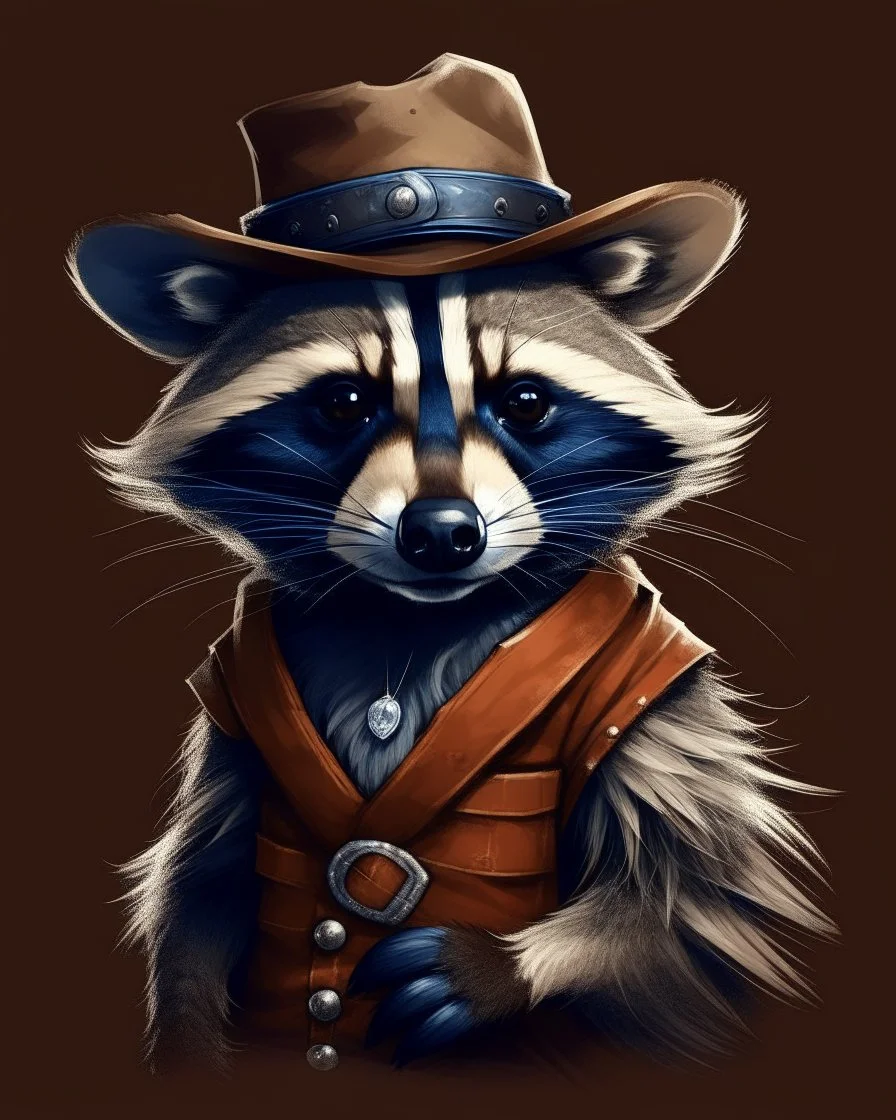 cowboy racoon