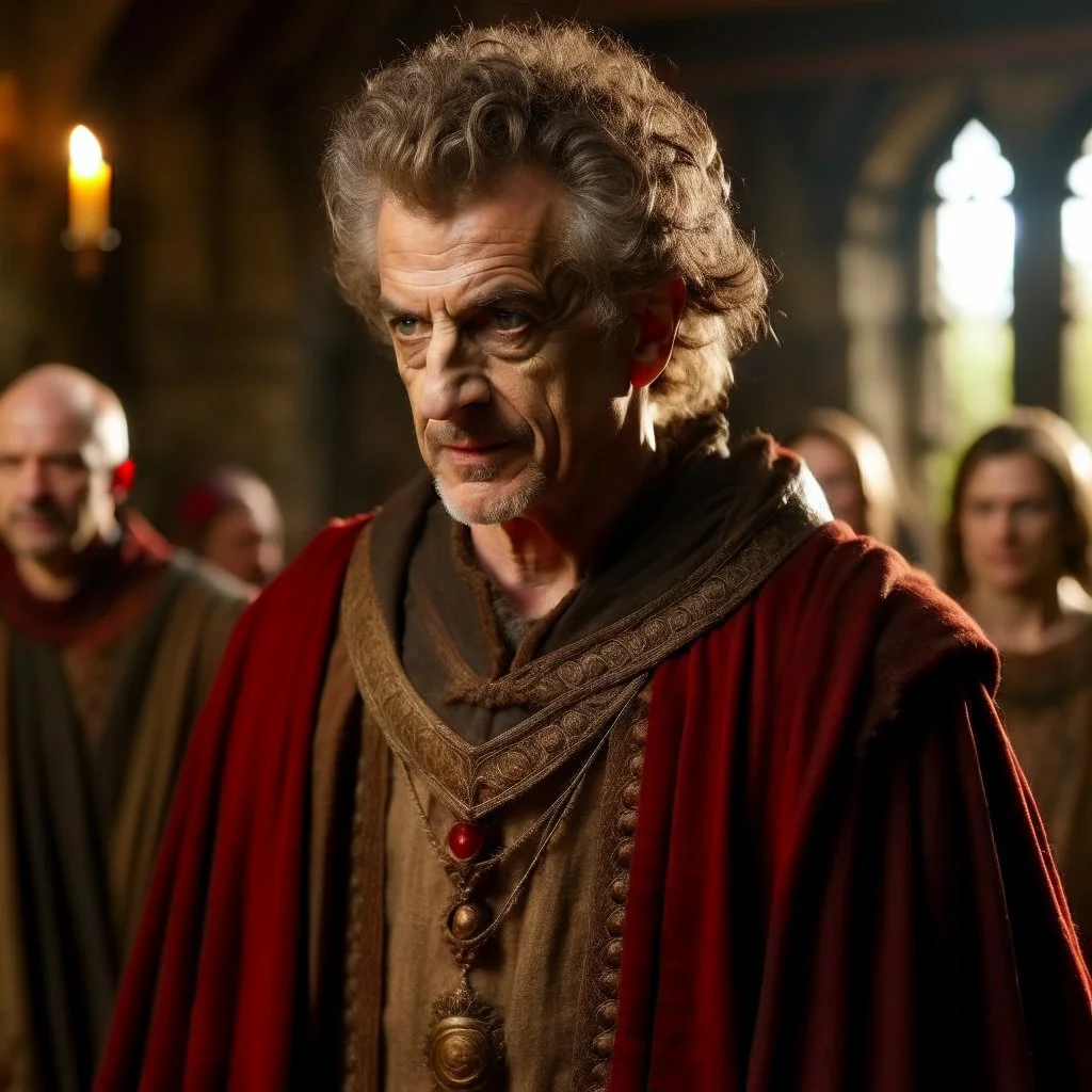 Doctor Who played by Peter Capaldi if he was in the medieval age