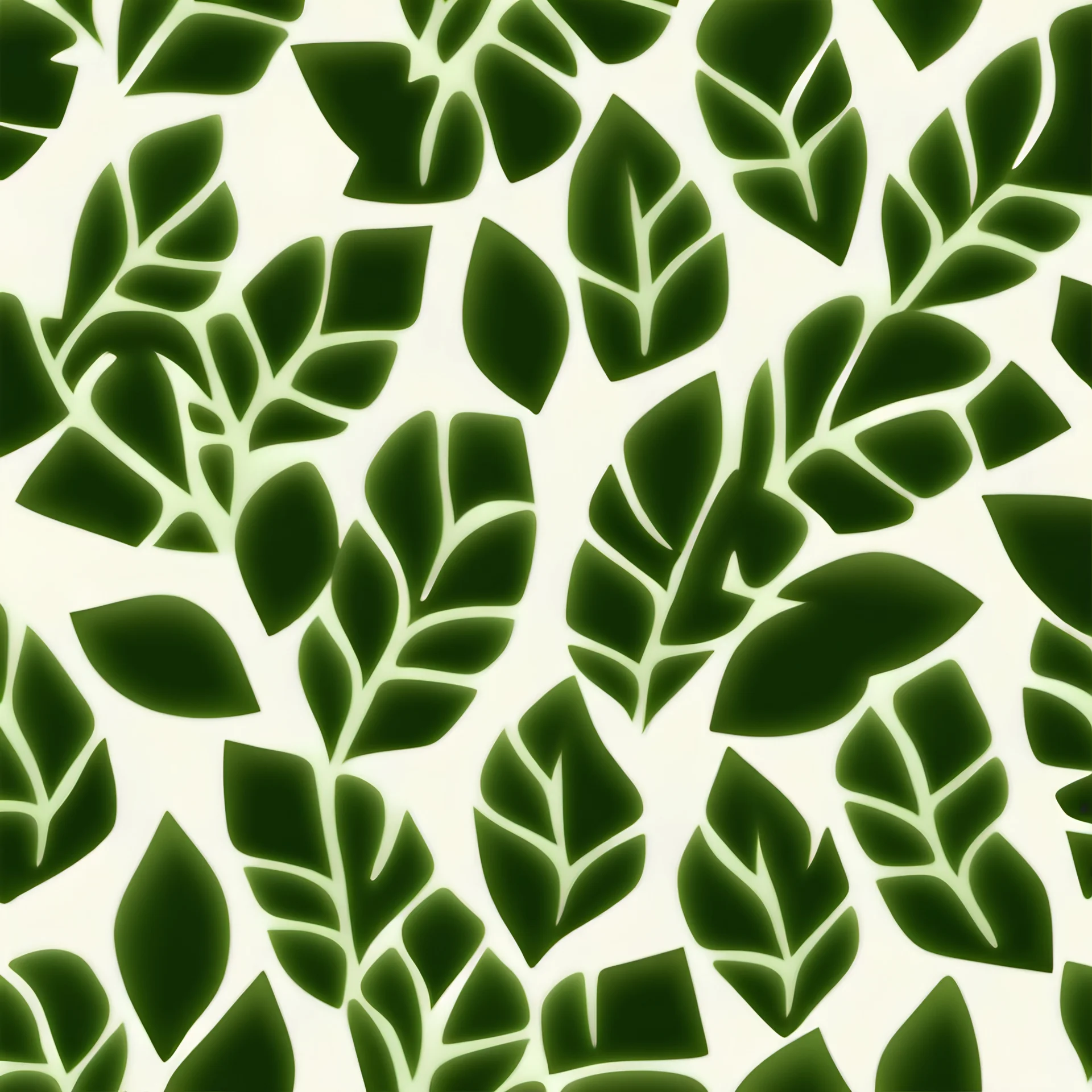 a single plant leaf, solid background, in the style of sims 4 maxis match