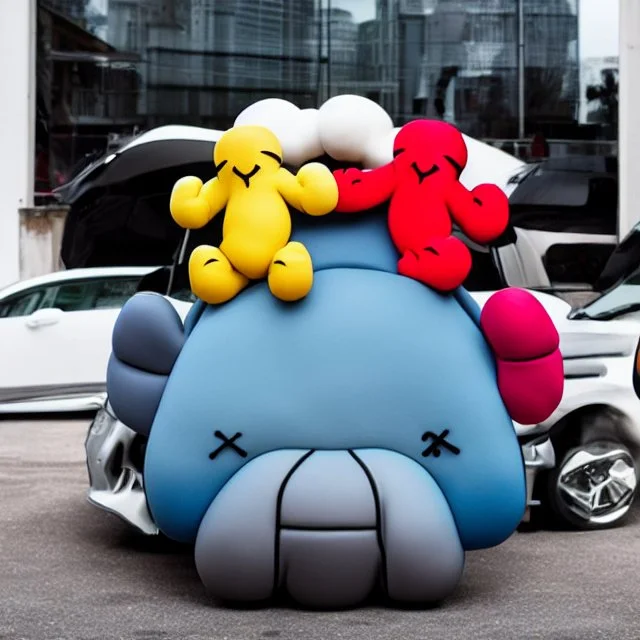 car crush by kaws