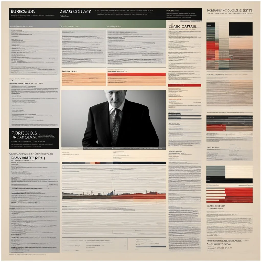 [Burroughs' collage style] Value at Risk (VaR): Utilizes Parametric VaR, Historical Simulation, and Monte Carlo Simulation to quantify potential portfolio losses. Risk Management: Employs CreditRisk models, KMV models for credit risk, and stress testing to evaluate adverse scenarios. Modern Portfolio Theory (MPT): Involves Mean-Variance Optimization, Efficient Frontier, and Capital Asset Pricing Model (CAPM) for optimal asset allocation. Risk Analysis: Utilizes Factor Models (like Fama-French),