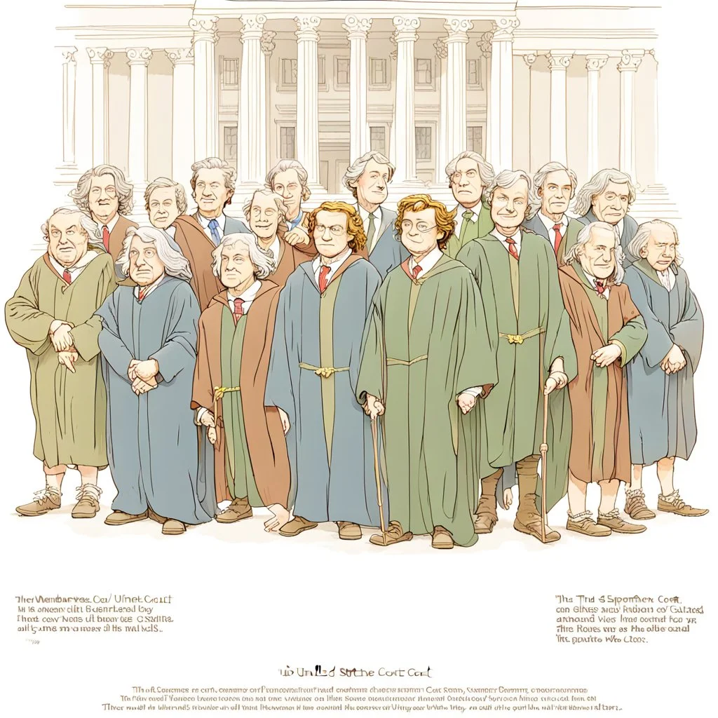 The members of the United States Supreme Court are all Hobbits.