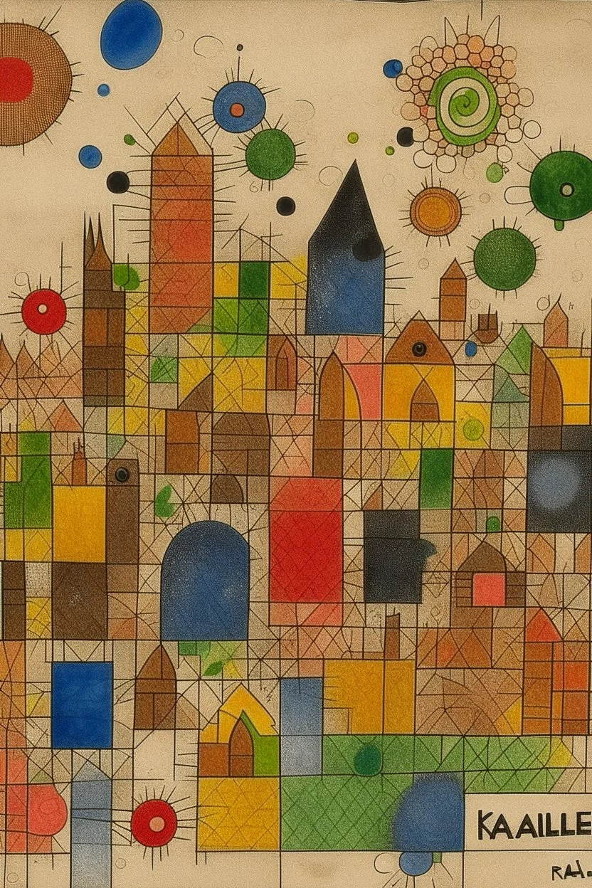 creativity through destruction, pointillism; abstract art; Paul Klee