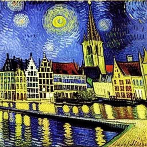 Ghent by van gogh.