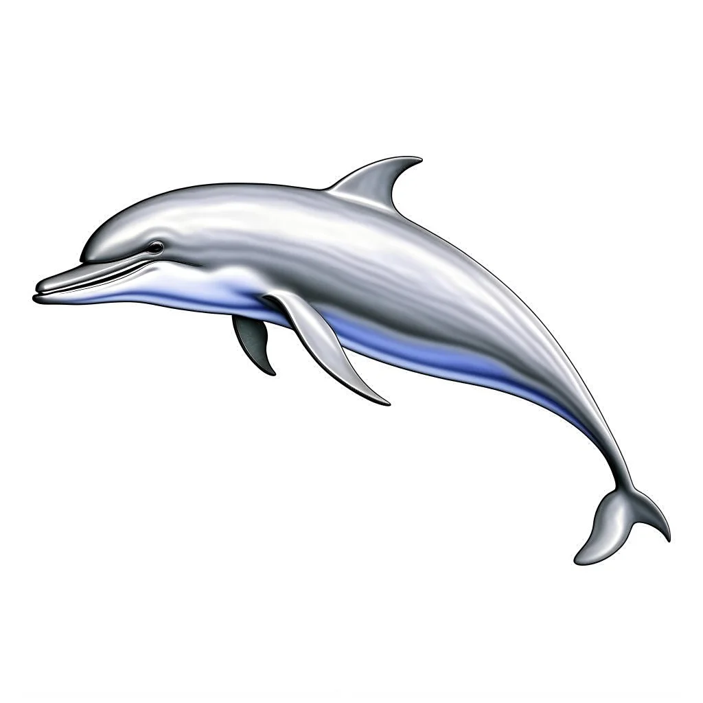 a realistic illustration of a Dolphin, detailed