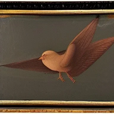 portrait of bird by Leonardo da Vinci