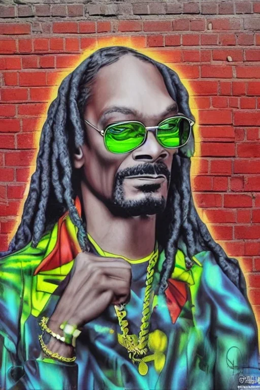 Snoop Dogg, graffiti, 3d