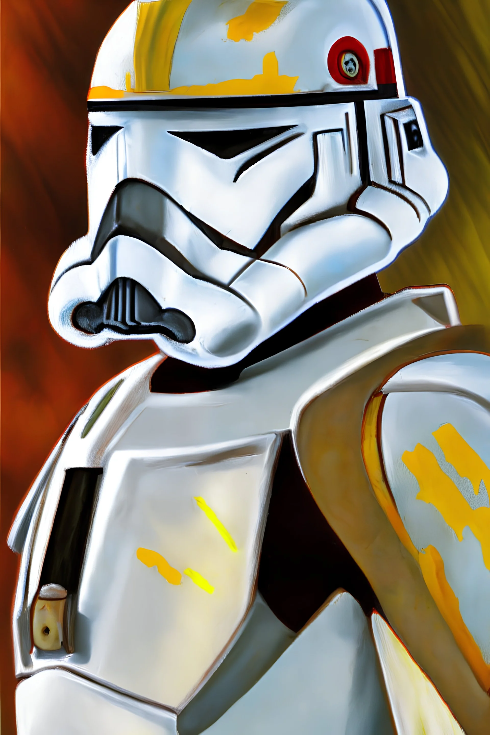 portrait of a clone trooper by genndy tartakovsky