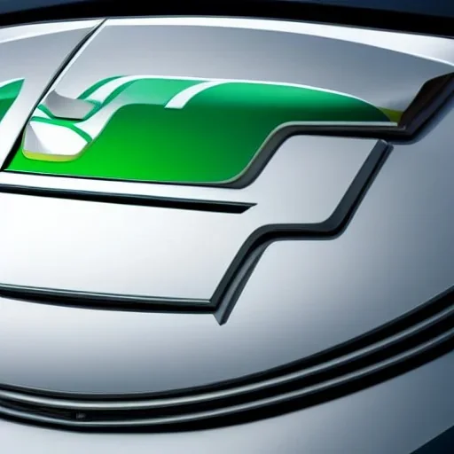 skoda car brand logo futuristic