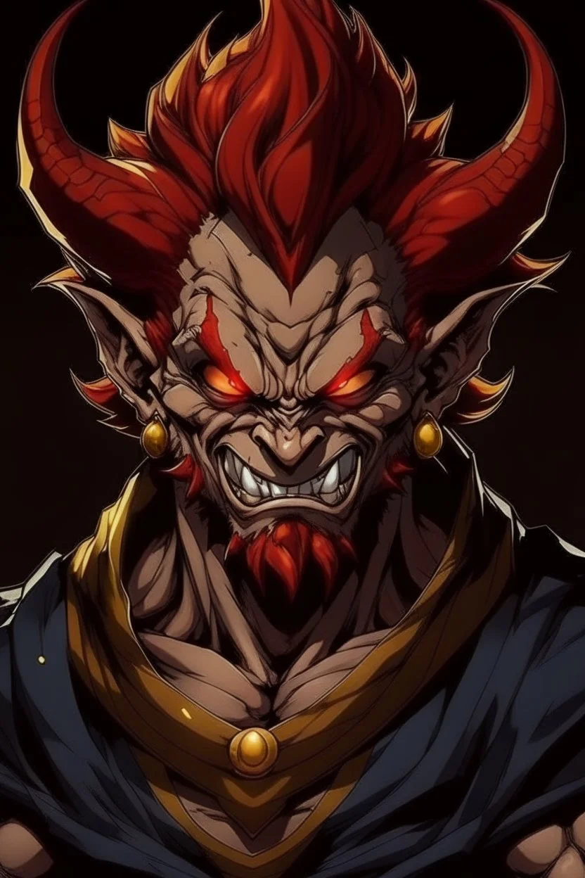 Asmodeus, Dragonball Z demon art style