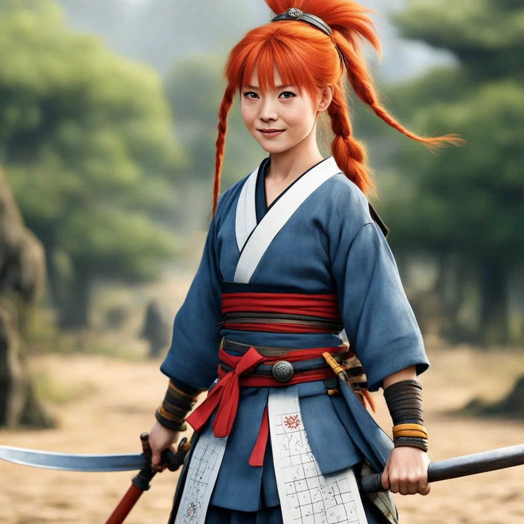 Grown up Pippi Longstocking is a samurai