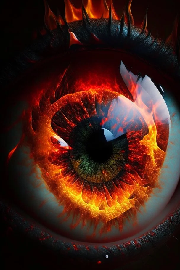 fiery eyeball